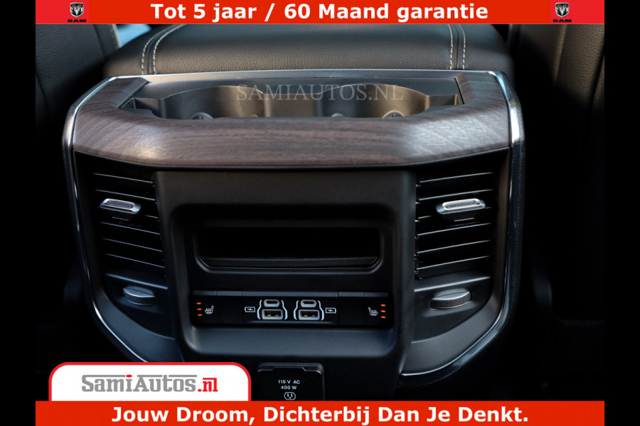 Dodge Ram 1500 Night Premium | Full Option | De Meest Luxe Pick-Up in zijn Klasse | Comfortabele Dubbele Cabine met Royale 5 Zitplaatsen | BPM vrij | Nu Leverbaar uit Voorraad | Voorraad Nr 2230 - 8765