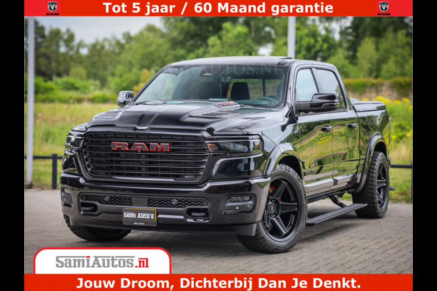 Dodge Ram 1500 Night Premium | Full Option | De Meest Luxe Pick-Up in zijn Klasse | Comfortabele Dubbele Cabine met Royale 5 Zitplaatsen | BPM vrij | Nu Leverbaar uit Voorraad | Voorraad Nr 2200 - 0886