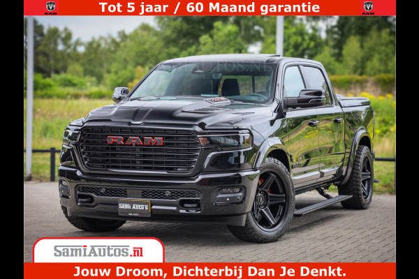 Dodge Ram 1500 Night Premium | Full Option | De Meest Luxe Pick-Up in zijn Klasse | Comfortabele Dubbele Cabine met Royale 5 Zitplaatsen | BPM vrij | Nu Leverbaar uit Voorraad | Voorraad Nr 2200 - 0886