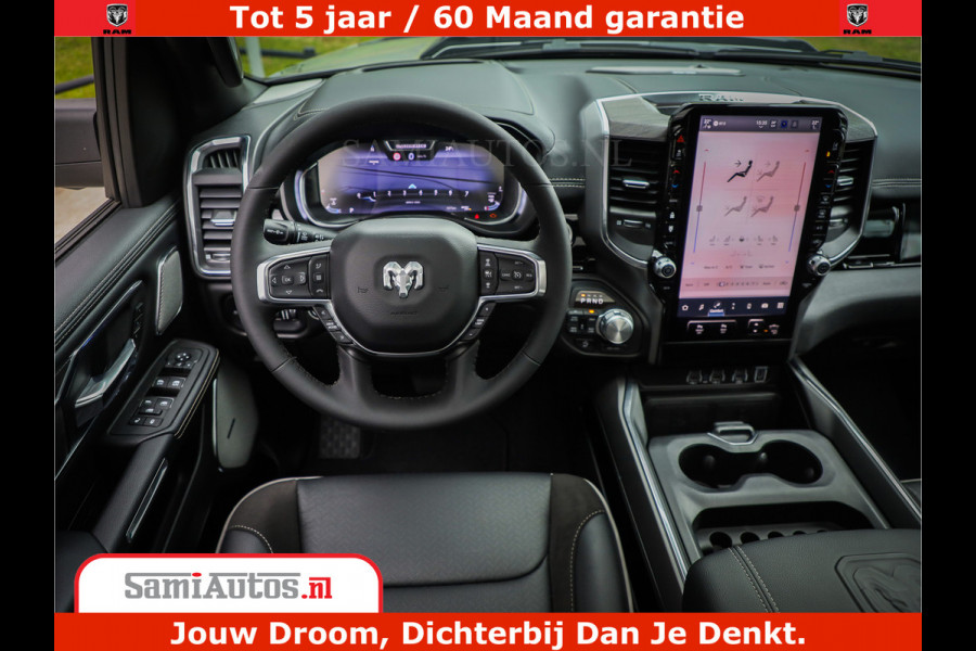 Dodge Ram 1500 Night Premium | Full Option | De Meest Luxe Pick-Up in zijn Klasse | Comfortabele Dubbele Cabine met Royale 5 Zitplaatsen | BPM vrij | Nu Leverbaar uit Voorraad | Voorraad Nr 2200 - 0886