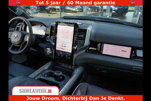 Dodge Ram 1500 Night Premium | Full Option | De Meest Luxe Pick-Up in zijn Klasse | Comfortabele Dubbele Cabine met Royale 5 Zitplaatsen | BPM vrij | Nu Leverbaar uit Voorraad | Voorraad Nr 2200 - 0886