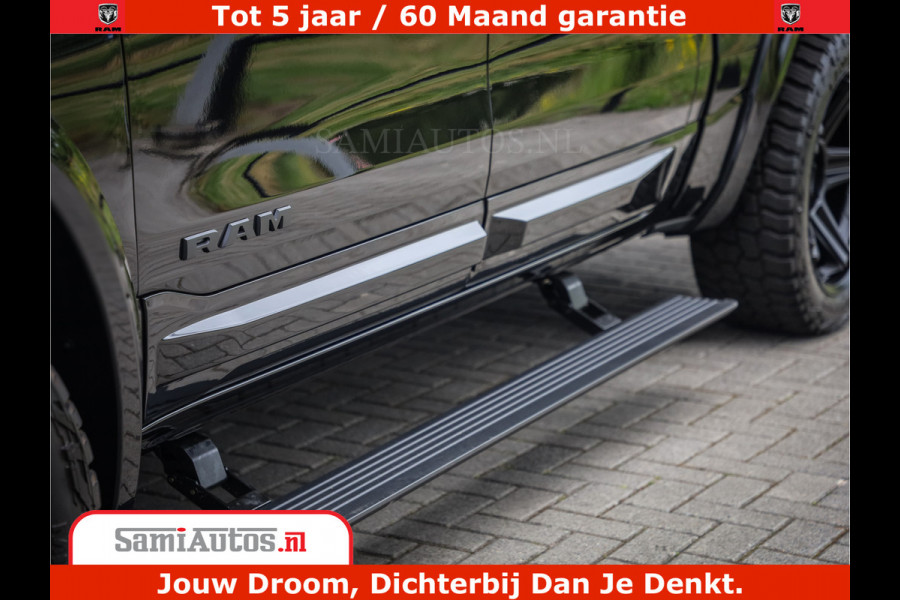 Dodge Ram 1500 Night Premium | Full Option | De Meest Luxe Pick-Up in zijn Klasse | Comfortabele Dubbele Cabine met Royale 5 Zitplaatsen | BPM vrij | Nu Leverbaar uit Voorraad | Voorraad Nr 2200 - 0886