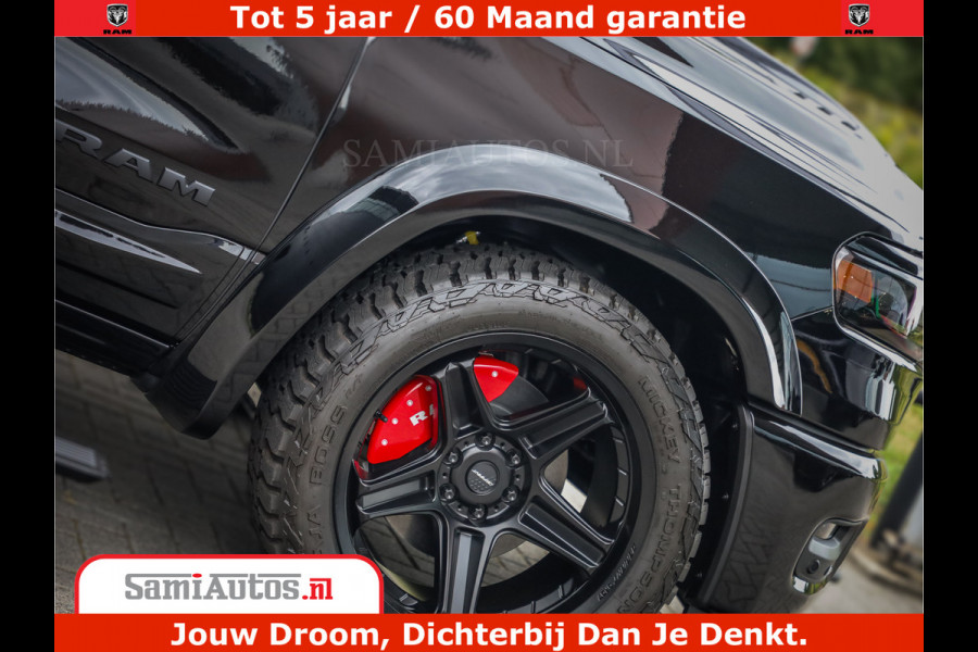Dodge Ram 1500 Night Premium | Full Option | De Meest Luxe Pick-Up in zijn Klasse | Comfortabele Dubbele Cabine met Royale 5 Zitplaatsen | BPM vrij | Nu Leverbaar uit Voorraad | Voorraad Nr 2200 - 0886