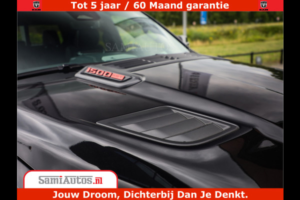 Dodge Ram 1500 Night Premium | Full Option | De Meest Luxe Pick-Up in zijn Klasse | Comfortabele Dubbele Cabine met Royale 5 Zitplaatsen | BPM vrij | Nu Leverbaar uit Voorraad | Voorraad Nr 2200 - 0886