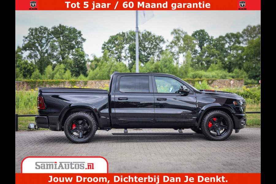 Dodge Ram 1500 Night Premium | Full Option | De Meest Luxe Pick-Up in zijn Klasse | Comfortabele Dubbele Cabine met Royale 5 Zitplaatsen | BPM vrij | Nu Leverbaar uit Voorraad | Voorraad Nr 2200 - 0886