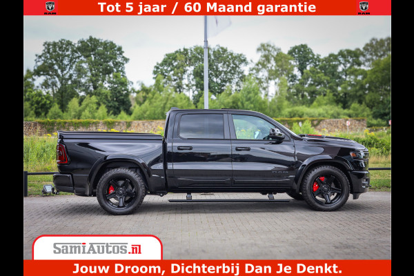 Dodge Ram 1500 Night Premium | Full Option | De Meest Luxe Pick-Up in zijn Klasse | Comfortabele Dubbele Cabine met Royale 5 Zitplaatsen | BPM vrij | Nu Leverbaar uit Voorraad | Voorraad Nr 2200 - 0886