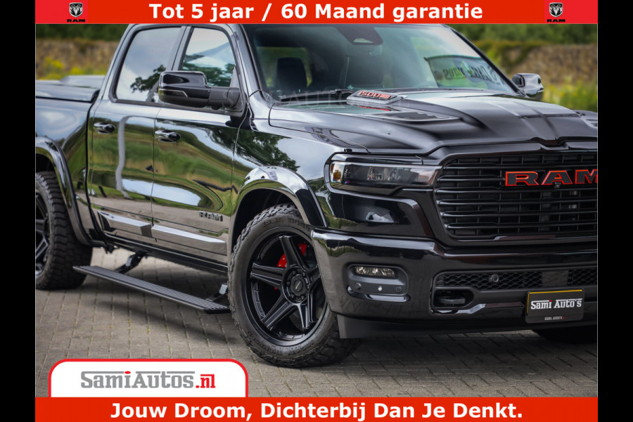 Dodge Ram 1500 Night Premium | Full Option | De Meest Luxe Pick-Up in zijn Klasse | Comfortabele Dubbele Cabine met Royale 5 Zitplaatsen | BPM vrij | Nu Leverbaar uit Voorraad | Voorraad Nr 2200 - 0886