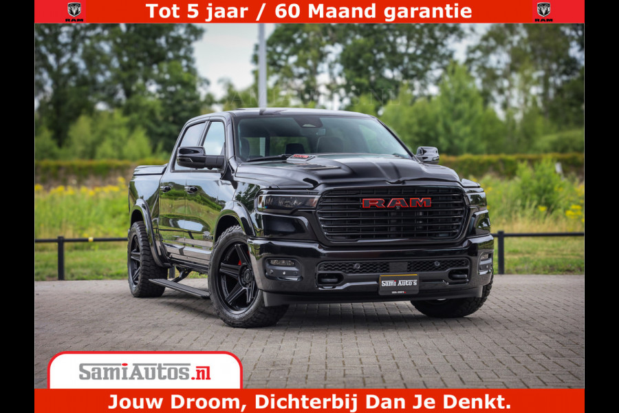 Dodge Ram 1500 Night Premium | Full Option | De Meest Luxe Pick-Up in zijn Klasse | Comfortabele Dubbele Cabine met Royale 5 Zitplaatsen | BPM vrij | Nu Leverbaar uit Voorraad | Voorraad Nr 2200 - 0886