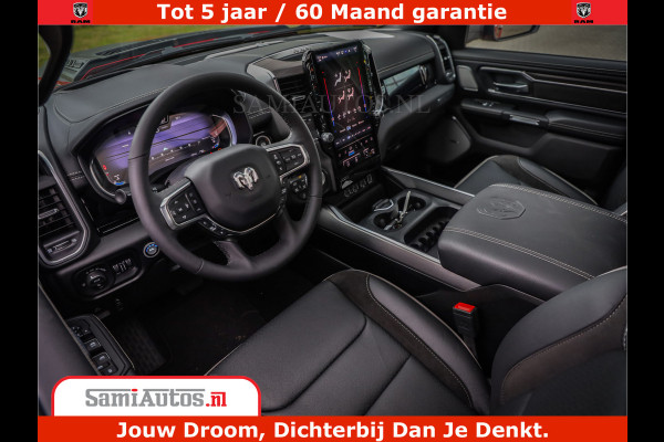Dodge Ram 1500 Night Premium | Full Option | De Meest Luxe Pick-Up in zijn Klasse | Comfortabele Dubbele Cabine met Royale 5 Zitplaatsen | BPM vrij | Nu Leverbaar uit Voorraad | Voorraad Nr 2200 - 0886