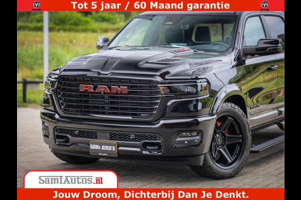Dodge Ram 1500 Night Premium | Full Option | De Meest Luxe Pick-Up in zijn Klasse | Comfortabele Dubbele Cabine met Royale 5 Zitplaatsen | BPM vrij | Nu Leverbaar uit Voorraad | Voorraad Nr 2200 - 0886