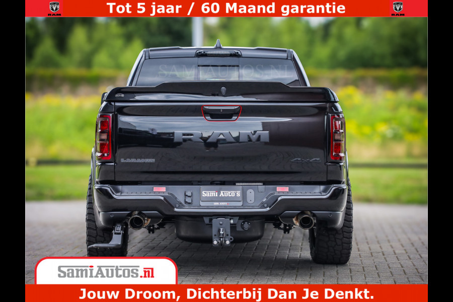 Dodge Ram 1500 Night Premium | Full Option | De Meest Luxe Pick-Up in zijn Klasse | Comfortabele Dubbele Cabine met Royale 5 Zitplaatsen | BPM vrij | Nu Leverbaar uit Voorraad | Voorraad Nr 2200 - 0886