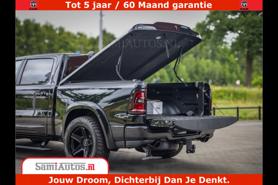 Dodge Ram 1500 Night Premium | Full Option | De Meest Luxe Pick-Up in zijn Klasse | Comfortabele Dubbele Cabine met Royale 5 Zitplaatsen | BPM vrij | Nu Leverbaar uit Voorraad | Voorraad Nr 2200 - 0886
