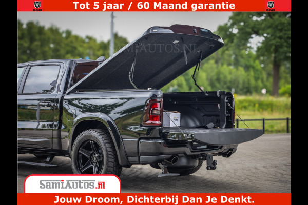 Dodge Ram 1500 Night Premium | Full Option | De Meest Luxe Pick-Up in zijn Klasse | Comfortabele Dubbele Cabine met Royale 5 Zitplaatsen | BPM vrij | Nu Leverbaar uit Voorraad | Voorraad Nr 2200 - 0886