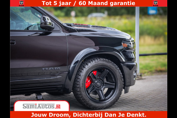 Dodge Ram 1500 Night Premium | Full Option | De Meest Luxe Pick-Up in zijn Klasse | Comfortabele Dubbele Cabine met Royale 5 Zitplaatsen | BPM vrij | Nu Leverbaar uit Voorraad | Voorraad Nr 2200 - 0886