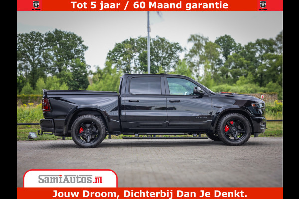Dodge Ram 1500 Night Premium | Full Option | De Meest Luxe Pick-Up in zijn Klasse | Comfortabele Dubbele Cabine met Royale 5 Zitplaatsen | BPM vrij | Nu Leverbaar uit Voorraad | Voorraad Nr 2200 - 0886
