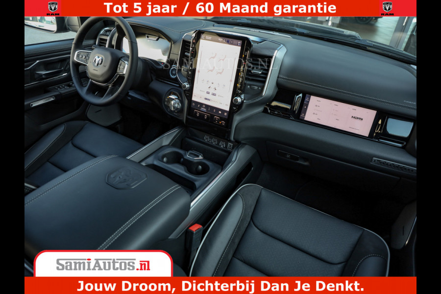 Dodge Ram 1500 Night Premium | Full Option | De Meest Luxe Pick-Up in zijn Klasse | Comfortabele Dubbele Cabine met Royale 5 Zitplaatsen | BPM vrij | Nu Leverbaar uit Voorraad | Voorraad Nr 2200 - 0886