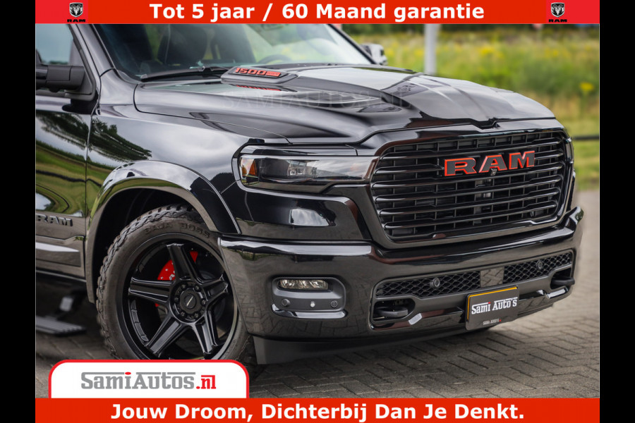 Dodge Ram 1500 Night Premium | Full Option | De Meest Luxe Pick-Up in zijn Klasse | Comfortabele Dubbele Cabine met Royale 5 Zitplaatsen | BPM vrij | Nu Leverbaar uit Voorraad | Voorraad Nr 2200 - 0886
