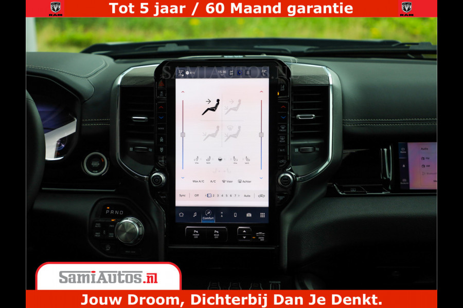 Dodge Ram 1500 Night Premium | Full Option | De Meest Luxe Pick-Up in zijn Klasse | Comfortabele Dubbele Cabine met Royale 5 Zitplaatsen | BPM vrij | Nu Leverbaar uit Voorraad | Voorraad Nr 2200 - 0886