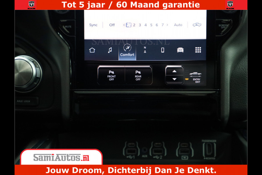 Dodge Ram 1500 Night Premium | Full Option | De Meest Luxe Pick-Up in zijn Klasse | Comfortabele Dubbele Cabine met Royale 5 Zitplaatsen | BPM vrij | Nu Leverbaar uit Voorraad | Voorraad Nr 2200 - 0886