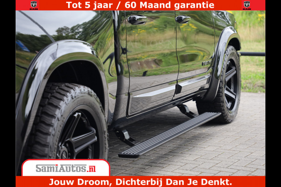 Dodge Ram 1500 Night Premium | Full Option | De Meest Luxe Pick-Up in zijn Klasse | Comfortabele Dubbele Cabine met Royale 5 Zitplaatsen | BPM vrij | Nu Leverbaar uit Voorraad | Voorraad Nr 2200 - 0886