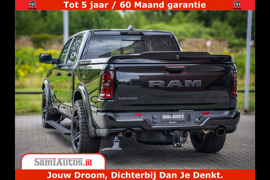 Dodge Ram 1500 Night Premium | Full Option | De Meest Luxe Pick-Up in zijn Klasse | Comfortabele Dubbele Cabine met Royale 5 Zitplaatsen | BPM vrij | Nu Leverbaar uit Voorraad | Voorraad Nr 2200 - 0886
