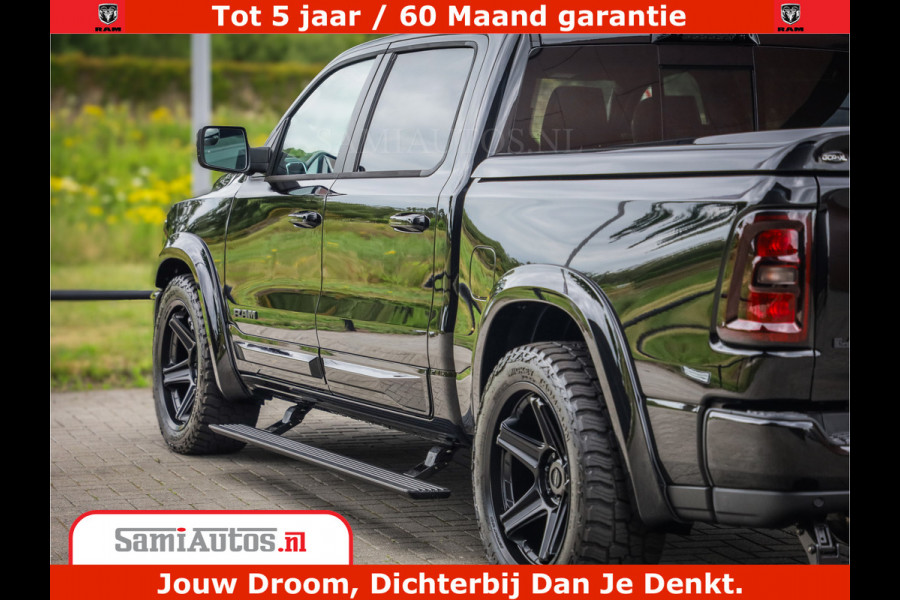 Dodge Ram 1500 Night Premium | Full Option | De Meest Luxe Pick-Up in zijn Klasse | Comfortabele Dubbele Cabine met Royale 5 Zitplaatsen | BPM vrij | Nu Leverbaar uit Voorraad | Voorraad Nr 2200 - 0886