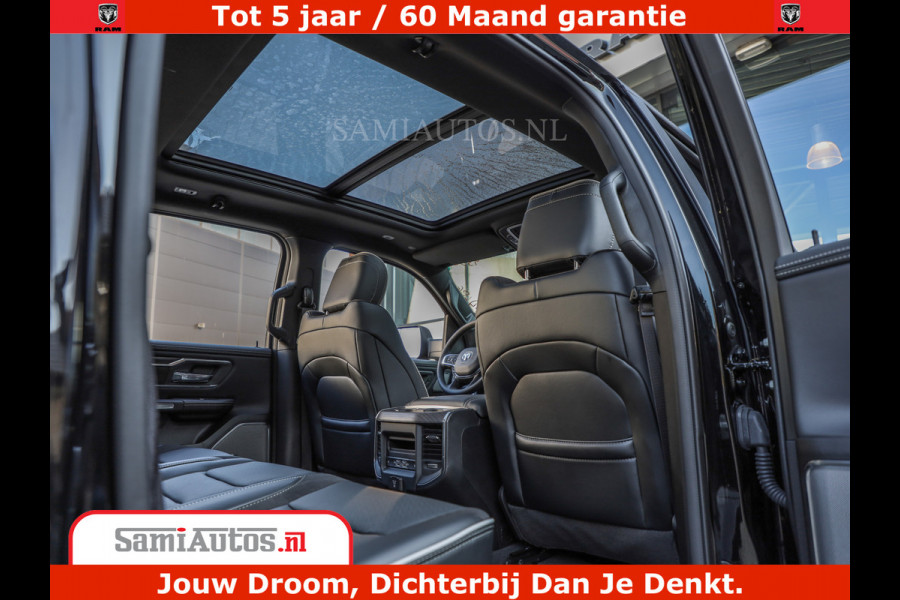 Dodge Ram 1500 Night Premium | Full Option | De Meest Luxe Pick-Up in zijn Klasse | Comfortabele Dubbele Cabine met Royale 5 Zitplaatsen | BPM vrij | Nu Leverbaar uit Voorraad | Voorraad Nr 2200 - 0886