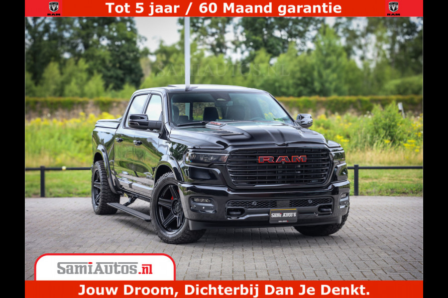 Dodge Ram 1500 Night Premium | Full Option | De Meest Luxe Pick-Up in zijn Klasse | Comfortabele Dubbele Cabine met Royale 5 Zitplaatsen | BPM vrij | Nu Leverbaar uit Voorraad | Voorraad Nr 2200 - 0886
