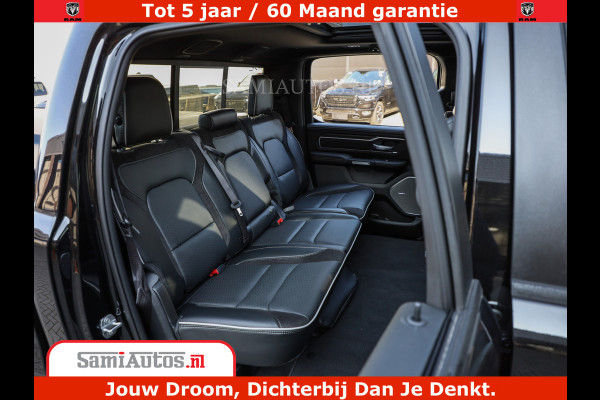 Dodge Ram 1500 Night Premium | Full Option | De Meest Luxe Pick-Up in zijn Klasse | Comfortabele Dubbele Cabine met Royale 5 Zitplaatsen | BPM vrij | Nu Leverbaar uit Voorraad | Voorraad Nr 2200 - 0886