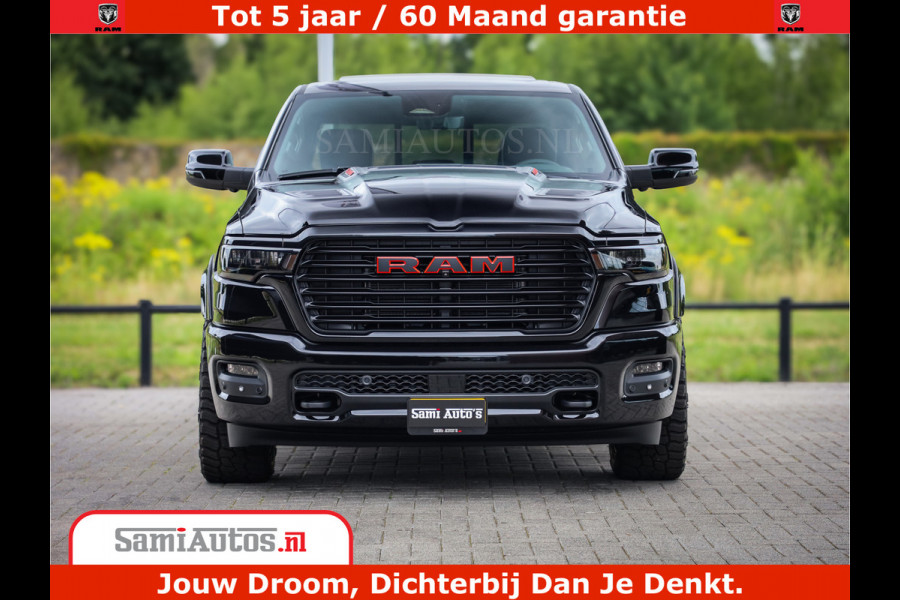 Dodge Ram 1500 Night Premium | Full Option | De Meest Luxe Pick-Up in zijn Klasse | Comfortabele Dubbele Cabine met Royale 5 Zitplaatsen | BPM vrij | Nu Leverbaar uit Voorraad | Voorraad Nr 2200 - 0886