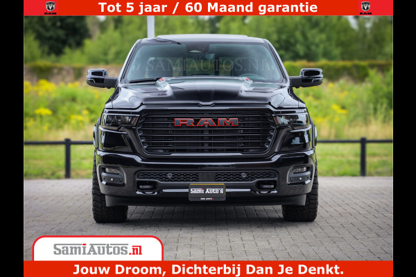 Dodge Ram 1500 Night Premium | Full Option | De Meest Luxe Pick-Up in zijn Klasse | Comfortabele Dubbele Cabine met Royale 5 Zitplaatsen | BPM vrij | Nu Leverbaar uit Voorraad | Voorraad Nr 2200 - 0886
