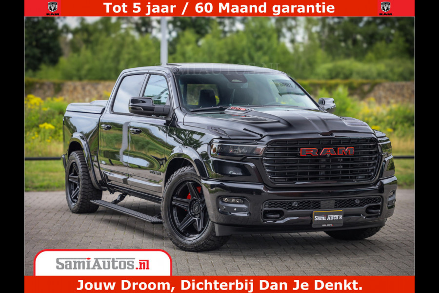 Dodge Ram 1500 Night Premium | Full Option | De Meest Luxe Pick-Up in zijn Klasse | Comfortabele Dubbele Cabine met Royale 5 Zitplaatsen | BPM vrij | Nu Leverbaar uit Voorraad | Voorraad Nr 2200 - 0886