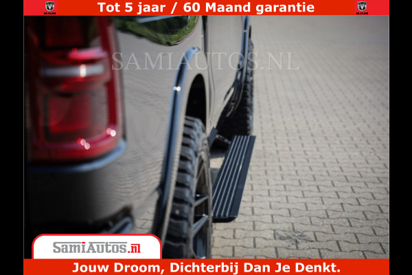 Dodge Ram 1500 Limited Night High Output 540HP 706Nm | Massage + Full Option | De Meest Luxe en Volle Pick-Up in zijn Klasse | Comfortabele Dubbele Cabine met Royale 5 Zitplaatsen | BPM vrij | Nu Leverbaar uit Voorraad | Voorraad Nr 2331 - 5133