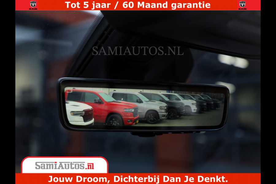 Dodge Ram 1500 Limited Night High Output 540HP 706Nm | Massage + Full Option | De Meest Luxe en Volle Pick-Up in zijn Klasse | Comfortabele Dubbele Cabine met Royale 5 Zitplaatsen | BPM vrij | Nu Leverbaar uit Voorraad | Voorraad Nr 2331 - 5133