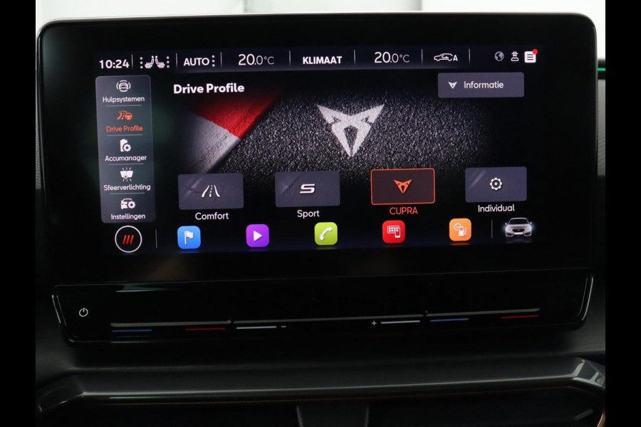 CUPRA Leon 1.4 e-Hybrid VZ | 245pk | Stoel & stuurverwarming | Camera | Carplay | Adaptive cruise | Navigatie | Keyless | Full LED | PHEV