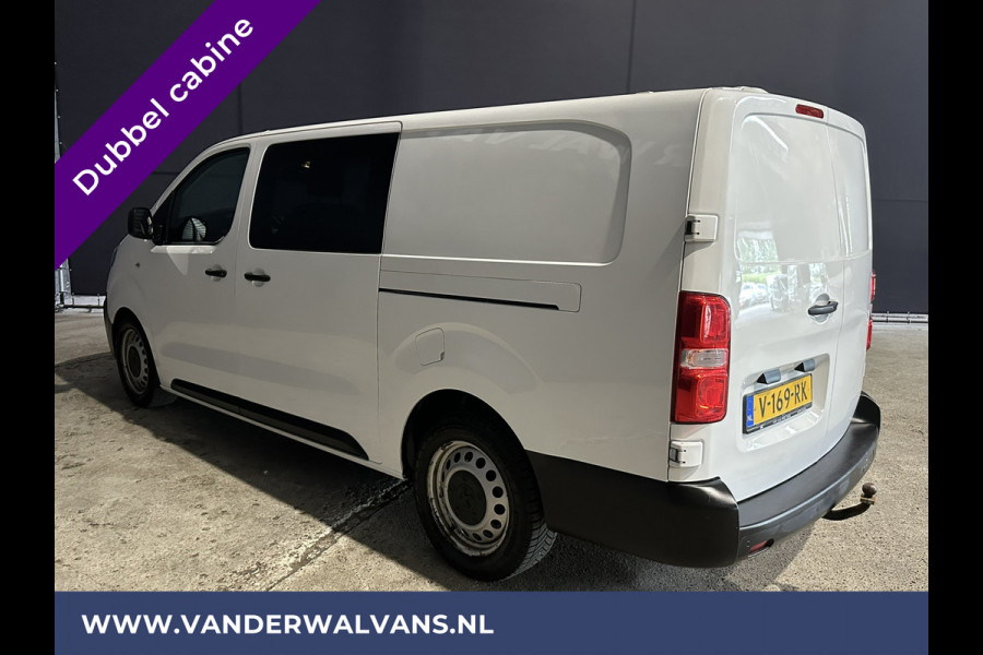 Peugeot Expert 2.0 BlueHDI 123pk L3H1 Dubbele Cabine Euro6 Airco | 2x zijdeur | 2500kg Trekhaak | 5-Zits Cruisecontrol, Parkeersensoren