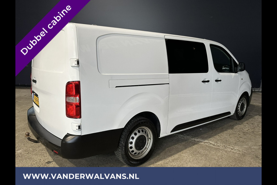 Peugeot Expert 2.0 BlueHDI 123pk L3H1 Dubbele Cabine Euro6 Airco | 2x zijdeur | 2500kg Trekhaak | 5-Zits Cruisecontrol, Parkeersensoren
