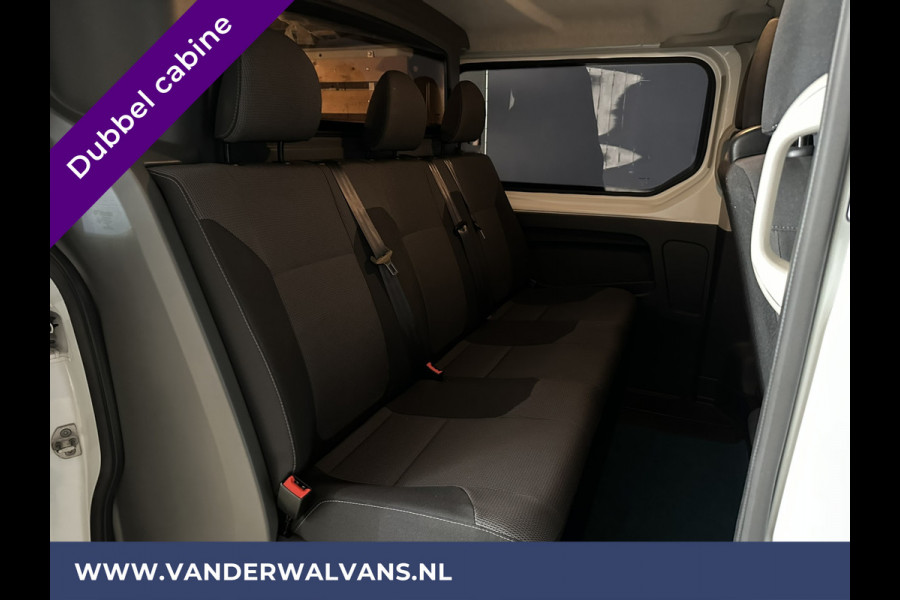 Renault Trafic 2.0 dCi L2H1 Dubbele cabine Euro6 Airco | 6-Zits | Navigatie | Trekhaak | LED Facelift | Camera Cruisecontrol, Parkeersensoren