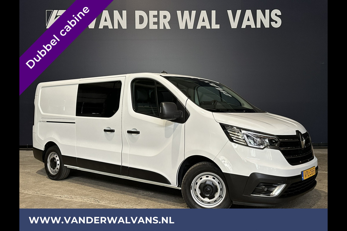 Renault Trafic 2.0 dCi L2H1 Dubbele cabine Euro6 Airco | 6-Zits | Navigatie | Trekhaak | LED Facelift | Camera Cruisecontrol, Parkeersensoren Renault Trafic 2.0 dCi L2H1 Dubbele cabine Euro6 Airco | 6-Zits | Navigatie | Trekhaak | LED Facelift | Camera Cruisecontrol, Parkeersensoren
