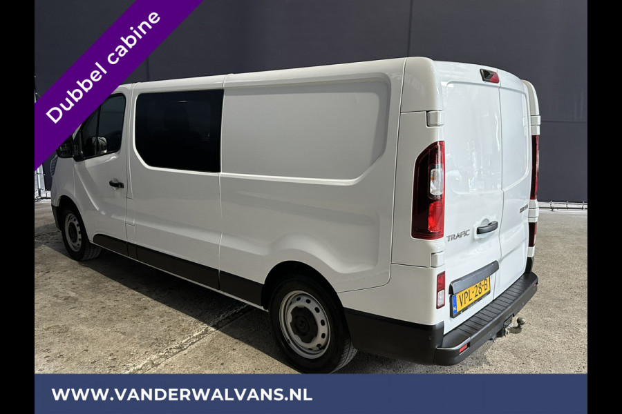 Renault Trafic 2.0 dCi L2H1 Dubbele cabine Euro6 Airco | 6-Zits | Navigatie | Trekhaak | LED Facelift | Camera Cruisecontrol, Parkeersensoren