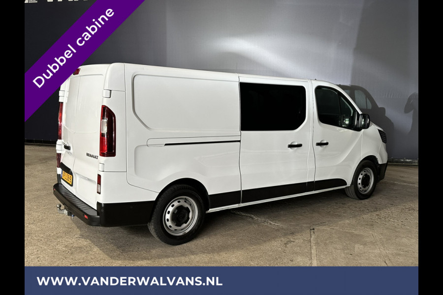 Renault Trafic 2.0 dCi L2H1 Dubbele cabine Euro6 Airco | 6-Zits | Navigatie | Trekhaak | LED Facelift | Camera Cruisecontrol, Parkeersensoren