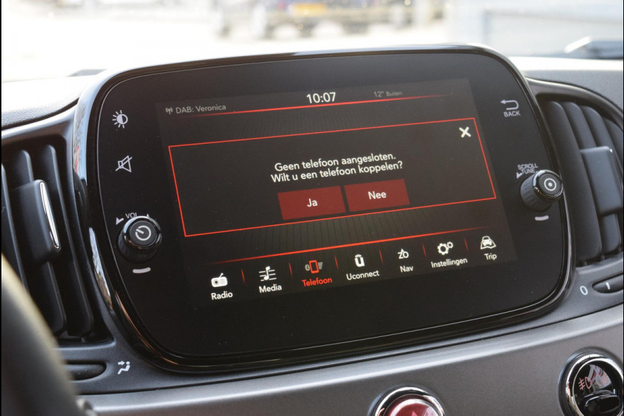 Fiat 500 80pk Turbo Sport|Automaat|Nav|Clima|PDC|16"