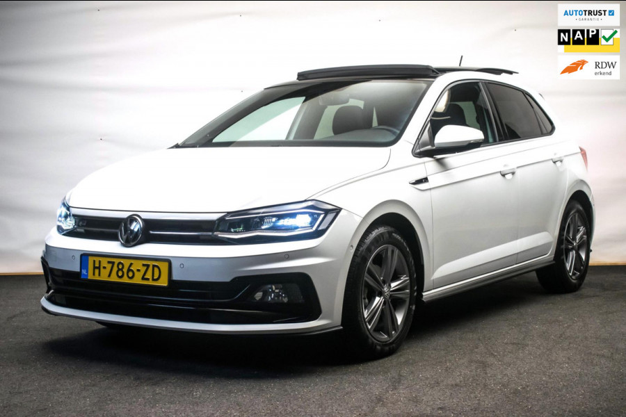 Volkswagen Polo 1.0 TSI 3X R LINE FULL OPTION!!! ORG NL [ Pano Virtual Beats Velours Keyless Stoelverwarming Camera Full LED ]
