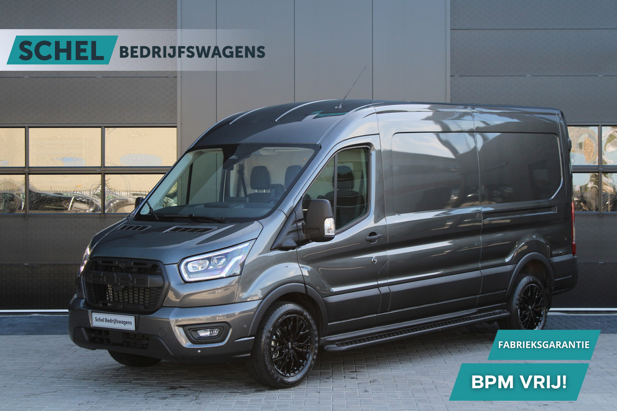 Ford Transit 350 2.0 TDCI L3H2 Limited 165pk - Adaptive Cruise control - Blind Spot - Raptor Grill - 18 inch velgen - 360 Camera - Rijklaar Ford Transit 350 2.0 TDCI L3H2 Limited 165pk - Adaptive Cruise control - Blind Spot - Raptor Grill - 18 inch velgen - 360 Camera - Rijklaar