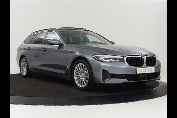 BMW 5 Serie 530e High Executive | Panoramadak | Head-Up | Adaptive cruise | Trekhaak | Bowers & Wilkins | Leder | Stoelverwarming | 360 Camera | Carplay | Keyless | Navigatie