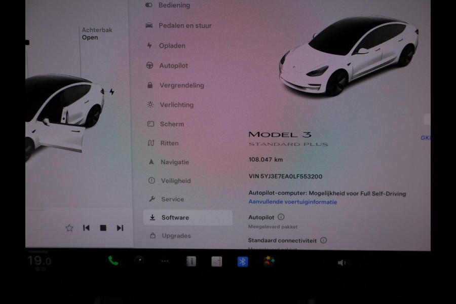 Tesla Model 3 BLACK BI-TONE PANO STD SOD ACCU 88% RWD   60 kWH LEDER.NAVI.CAMERA.AUTOPILOT, STOELVERWARMING EN NOG VEEL MEER!