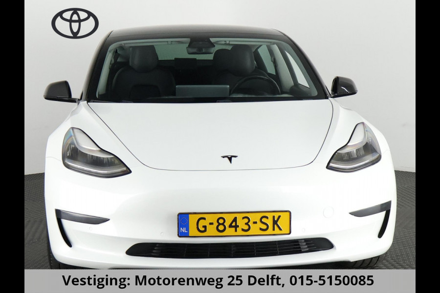 Tesla Model 3 BLACK BI-TONE PANO STD SOD ACCU 88% RWD   60 kWH LEDER.NAVI.CAMERA.AUTOPILOT, STOELVERWARMING EN NOG VEEL MEER!