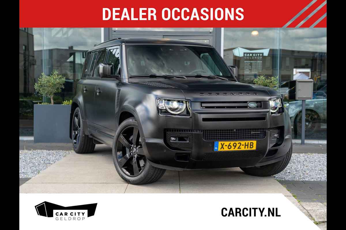 Land Rover Defender 110 2.0 P400e 110 X-Dynamic HSE / Full mat PPF / Meridian / Koelkast / Pano Land Rover Defender 110 2.0 P400e 110 X-Dynamic HSE / Full mat PPF / Meridian / Koelkast / Pano