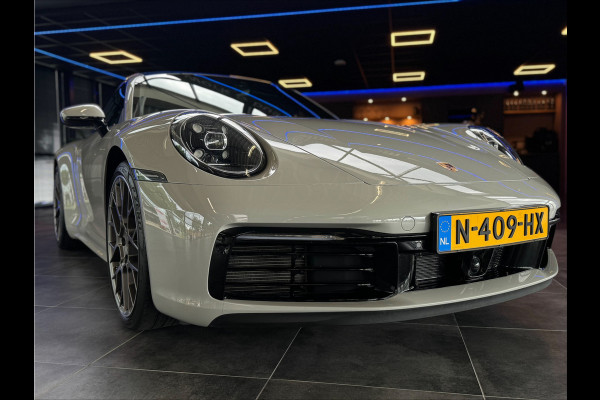 Porsche 911 3.0 Carrera 4S Sport chrono Bose Dealer onderhouden Kreide Grau Panoramadak ACC 450PK!
