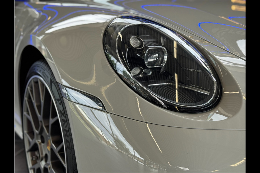 Porsche 911 3.0 Carrera 4S Sport chrono Bose Dealer onderhouden Kreide Grau Panoramadak ACC 450PK!